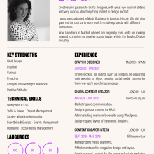 MY CV. Graphic Design, T, pograph & Icon Design project by Dendra J Rey - 03.11.2021