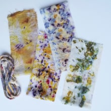Teñido textil con pigmentos naturales. Design, Artesanato, Criatividade, Estampagem, DIY, e Tingimento têxtil projeto de Maria - 11.03.2021