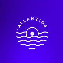 Atlantide Dischi - Logo. Un proyecto de Diseño de logotipos de Francesco Gaviano - 11.11.2019