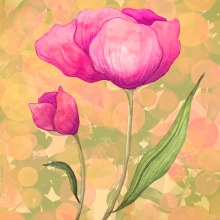 My project in Botanical Illustration with Watercolors course. Un progetto di Pittura ad acquerello di Kitty Wong - 12.03.2021