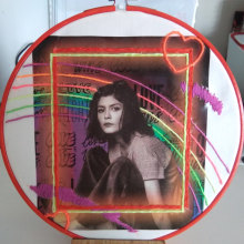 Embroidery on photo. Arts, and Crafts project by Marie ROUSSEL - 03.14.2021
