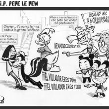 # R.I.P. Pepe Le Pew. Un proyecto de Dibujo a lápiz y Humor gráfico de Daniel Millalonco - 14.03.2021