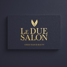 Le DUE SALON. Br, ing, Identit, Graphic Design, Poster Design, and Logo Design project by Roberto García - 03.15.2021