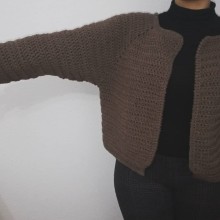 Mi Proyecto del curso:  Top-down: prendas a crochet de una sola pieza. Un proyecto de Crochet de Marina - 15.03.2021
