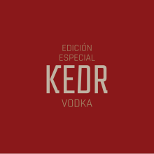 KEDR Vodka Special edition - Yuri Gagarin. Un progetto di Br, ing, Br, identit e Graphic design di Maikol García - 16.03.2021