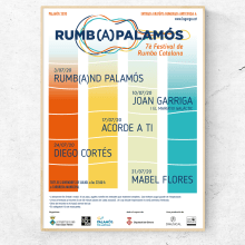 RUMB(A)PALAMÓS 2020. Un progetto di Br, ing, Br, identit, Graphic design e Design di poster  di Ferran Sirvent Diestre - 17.03.2021