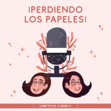 ¡Perdiendo los Papeles! Podcast. Traditional illustration, Graphic Design, Digital Design, and Digital Drawing project by Jenni Conde - 03.17.2021