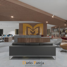Diseño de Oficinas Colegio Reyes Católicos, Cali-Colombia. Un proyecto de Diseño de interiores, Modelado 3D y Decoración de interiores de Dario Pareja Diaz - 18.03.2021
