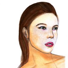 Mi Proyecto del curso: Retrato en acuarela a partir de una fotografía. Un proyecto de Pintura a la acuarela y Dibujo de Retrato de Julieta Piña - 19.03.2021