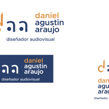Mi Proyecto del curso Diseñar para comunicar: Isologotipo personal. Un proyecto de Diseño gráfico y Diseño de logotipos de Daniel Agustin Araujo - 21.03.2021