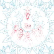 Tea Collection. Un proyecto de Diseño, Ilustración tradicional, Diseño de producto, Ilustración vectorial e Ilustración digital de Ana Belén Palmeiro - 22.03.2021