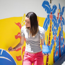 Feria del Libro de Madrid 2019 - Pabellón Infantil. Ilustração tradicional, Curadoria, Arte urbana, Interiores, e Criatividade para crianças projeto de Taína Almodóvar - 25.05.2019