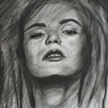 My project in Artistic Charcoal Portraiture: Creating Atmosphere course. Artistic Drawing project by Willow Merryweather - 03.24.2021