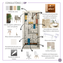 Consultório | DP. Un proyecto de 3D, Arquitectura y Arquitectura interior de Camilla Gonçalves - 15.02.2021