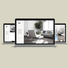 Diseño de página web realizado para nueva promotora Inmobiliaria. Un proyecto de Diseño Web de Sara Guerendiain - 25.03.2021