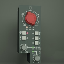 Full channel of Neve's Genesys Black. A 3D project by Miguel Taboada - 03.27.2021