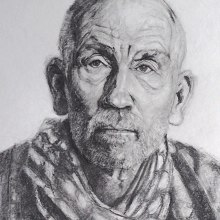 My project in Realistic Portrait with Graphite Pencil course. Portrait Drawing, and Oil Painting project by Brad Congdon - 03.29.2021