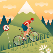 Life is like a bike ride. Un proyecto de Ilustración tradicional, Diseño gráfico, Ilustración vectorial e Ilustración digital de Carmen DM - 29.03.2021