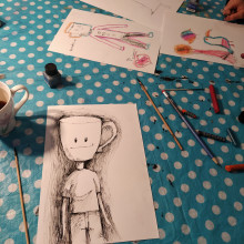Mi Proyecto del curso: El arte del sketching: transforma tus bocetos en arte. Un proyecto de Ilustración tradicional, Dibujo a lápiz, Dibujo y Sketchbook de Diego Agudelo - 29.03.2021