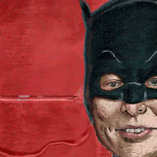 Elon Musk, Batman y Magritte.. Traditional illustration, and Portrait Illustration project by Eloi F Valle Urbina - 04.02.2021