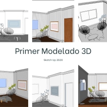 Primer modelado 3D (Unidad 10 C2). Un proyecto de Diseño, Arquitectura, Arquitectura interior, Modelado 3D, Arquitectura digital, Diseño 3D y Sketchbook de Andra Raho - 03.04.2021