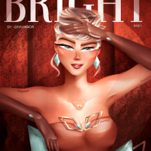 BRIGHT Magazine. Un proyecto de Ilustración digital y Dibujo digital de Nivia Beatriz Cunha - 19.03.2021