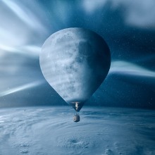 La Luna es un Globo. Un proyecto de Matte Painting de Wilman Heredia Aro - 28.03.2021