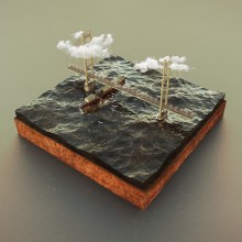 Humber Bridge Diorama. Un progetto di Animazione 3D, Modellazione 3D e Progettazione 3D di Michael Tierney - 04.04.2021