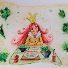 The Runaway Princess 👑! My project in Introduction to Children’s Illustration course. Un proyecto de Dibujo, Gestión del Portafolio e Ilustración infantil de Konstadina Selisiou - 07.04.2021