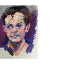Retrato al pastel. Un proyecto de Ilustración de retrato de Maria Chacon - 07.04.2021