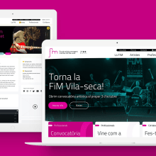 FiM Vila-seca. UX / UI, and Web Design project by Iván Salzman - 03.01.2021