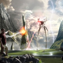 Matte Painting: War of the Worlds . Fine-Art Photograph, Photomontage, and Matte Painting project by Henrique Malikoski - 01.27.2021