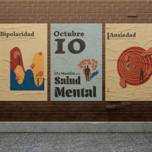 Salud Mental - Ilustración Digital. Ilustração tradicional, Design gráfico, e Desenho digital projeto de Maria Castro - 09.04.2021
