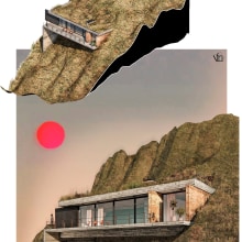 Casa Montañita. Un proyecto de 3D, Arquitectura, Ilustración digital y Diseño digital de Fernando Neyra Moreta - 10.04.2021