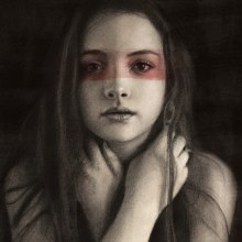 Mi Proyecto del curso: Lara Retrato realista al carboncillo . Artes plásticas, e Desenho de retrato projeto de Llanos Part Jornet - 10.04.2021