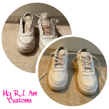 My project in Sneaker Restoration and Customization course. Design de calçados projeto de miyrijam - 10.04.2021