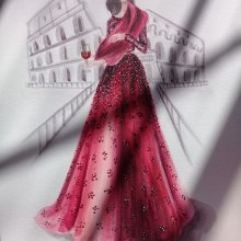 Fashion Illustration. Un proyecto de Pintura a la acuarela de Mayee Ballesteros - 10.04.2021