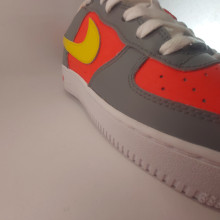 NIKE AF1 INFRARED . Arts, Crafts, Fashion, Street Art, Instagram, Acr, and lic Painting project by Samuel CG - 04.10.2021