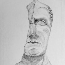 Drawings of Classical Statues with Pencil. Un proyecto de Dibujo a lápiz, Dibujo y Dibujo de Retrato de Dimitra Kountiou - 10.04.2021