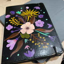 Mi Proyecto del curso: Introducción a la ilustración floral con acrílico. Acr, and lic Painting project by Marisol López Luna - 04.11.2021