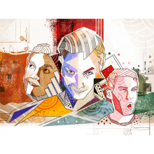Experimental Illustration - Facial Expression. Un proyecto de Ilustración tradicional, Dibujo e Ilustración digital de Tonmoy chandra mondal - 11.09.2020