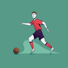 Football Maestro. Un proyecto de Dibujo y Dibujo digital de Konrad Osmólski - 13.04.2021