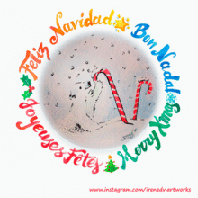 ¡Felices Fiestas!. Un proyecto de Ilustración tradicional de Irene Damià Vera - 13.04.2021