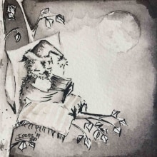 Night Owl. Un proyecto de Ilustración tradicional de Irene Damià Vera - 13.04.2021