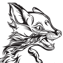 Simão Pires -  Moon fox with  skull. Un proyecto de Dibujo digital de Simão Pires - 14.04.2021