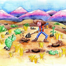 Ilustración Infantil. Un proyecto de Dibujo, Pintura a la acuarela e Ilustración infantil de Pablo Rojas - 14.04.2021