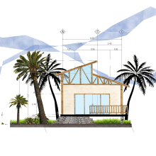 Villa Quetzal - Tulum Arquitectura e interiorismo. Arquitetura, Arquitetura de interiores, e Visualização arquitetônica projeto de Gabriela Tirado - 16.11.2020