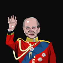 Prince Philip. A Digital Drawing project by Francisco Bonett - 04.22.2021