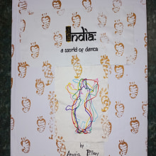 My project in Pop-Up Book Creation course: "India: A world of Dance". Paper Craft project by Anusia Govender Pillay - 04.23.2021