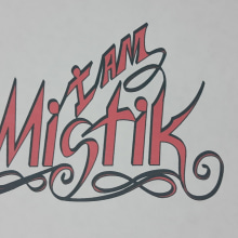 I'M Mistik. Lettering, and Digital Lettering project by Julián Alberto Hernández Aranzazu - 04.25.2021